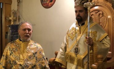 Ο Θεοφιλέστατος Επίσκοπος Μελιτηνής κ. Μάξιμος στην ενορία του Sartrouville