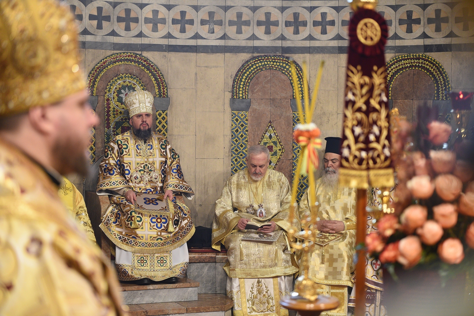 Από την Επίσκεψη στο Κίεβο του Σεβασμιωτάτου Μητροπολίτου Γαλλίας  κ.κ. Εμμανουήλ ως Εκπρόσωπου του Οικουμενικού Πατριαρχείου της Μητρός Εκκλησίας επί τη ευκαιρία των Εορταστικών Εκδηλώσεων ενός Έτους Αναγνωρίσεως της Αυτοκεφάλου Εκκλησίας της Ουκρανίας