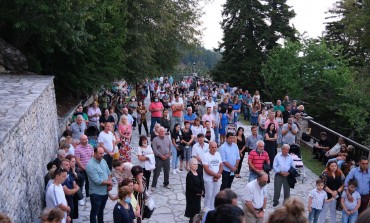 Ο Επίσκοπος Μελιτηνής στην Ι. Μονή Παναγίας Πελεκητής