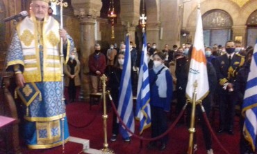 Doxologie à l'occasion de la fête nationale grecque à Paris