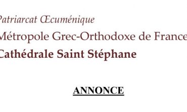 Annonce de la Semaine Sainte - Cathédrale Saint Stéphane