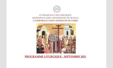 PROGRAMME LITURGIQUE SEPTEMBRE 2021 – Cathédrale Saint Stéphane de Paris