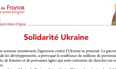 Communiqué du Vicariat: Solidarité avec l'Ukraine