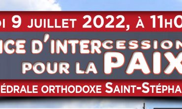 Office d'intercession pour la paix à la Cathédrale Saint-Stéphane