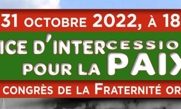 Office d'intercession pour la Paix | 31 Οκτωβρίου 2022